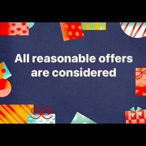 Make a reasonable offer on any items